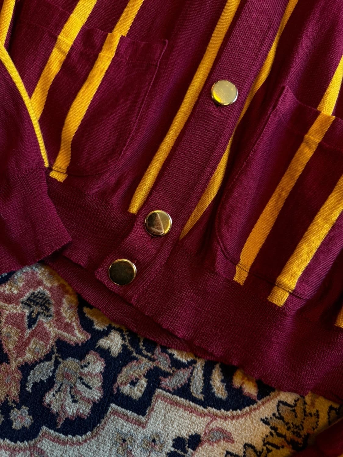 버버리 프로섬 금장 가디건 100 상품이미지4