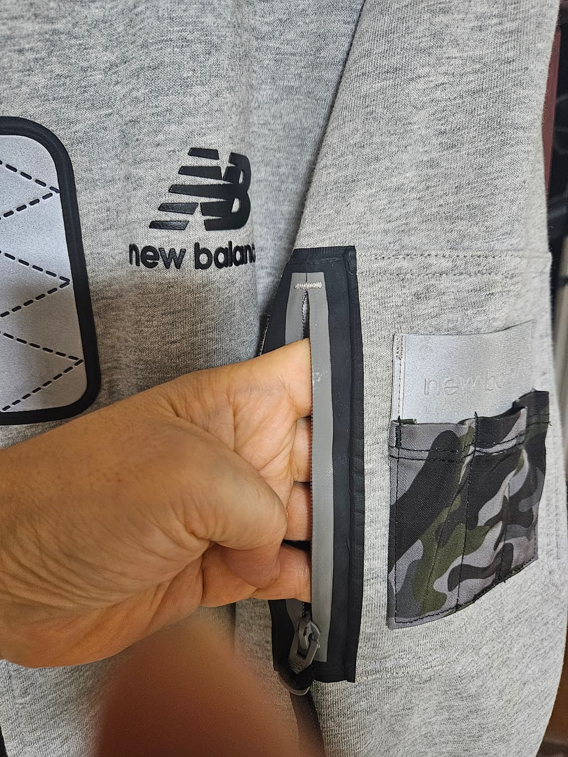 뉴발란스 회색 자켓 판매 상품이미지3