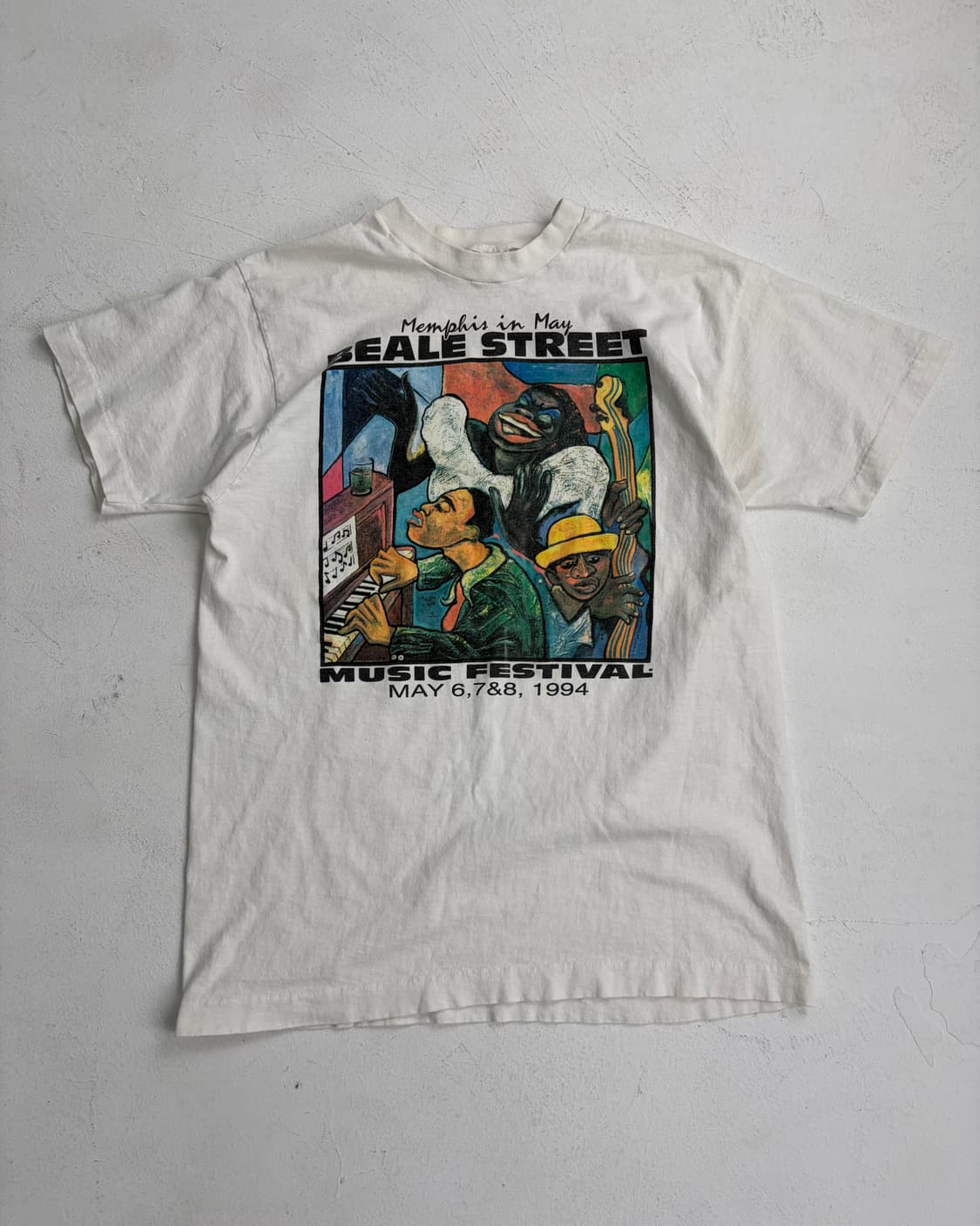 90s Music Festival Tee (white) 상품이미지1