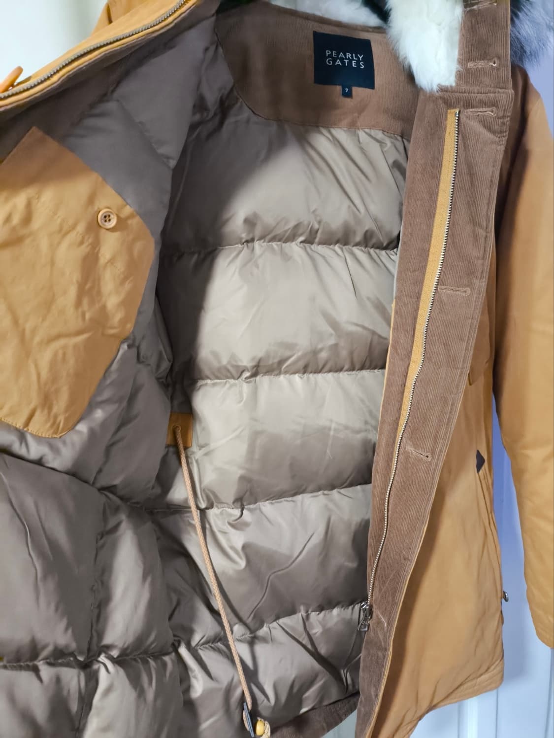 100 파리게이츠 구스다운 패딩 여우털 양털 상품이미지8