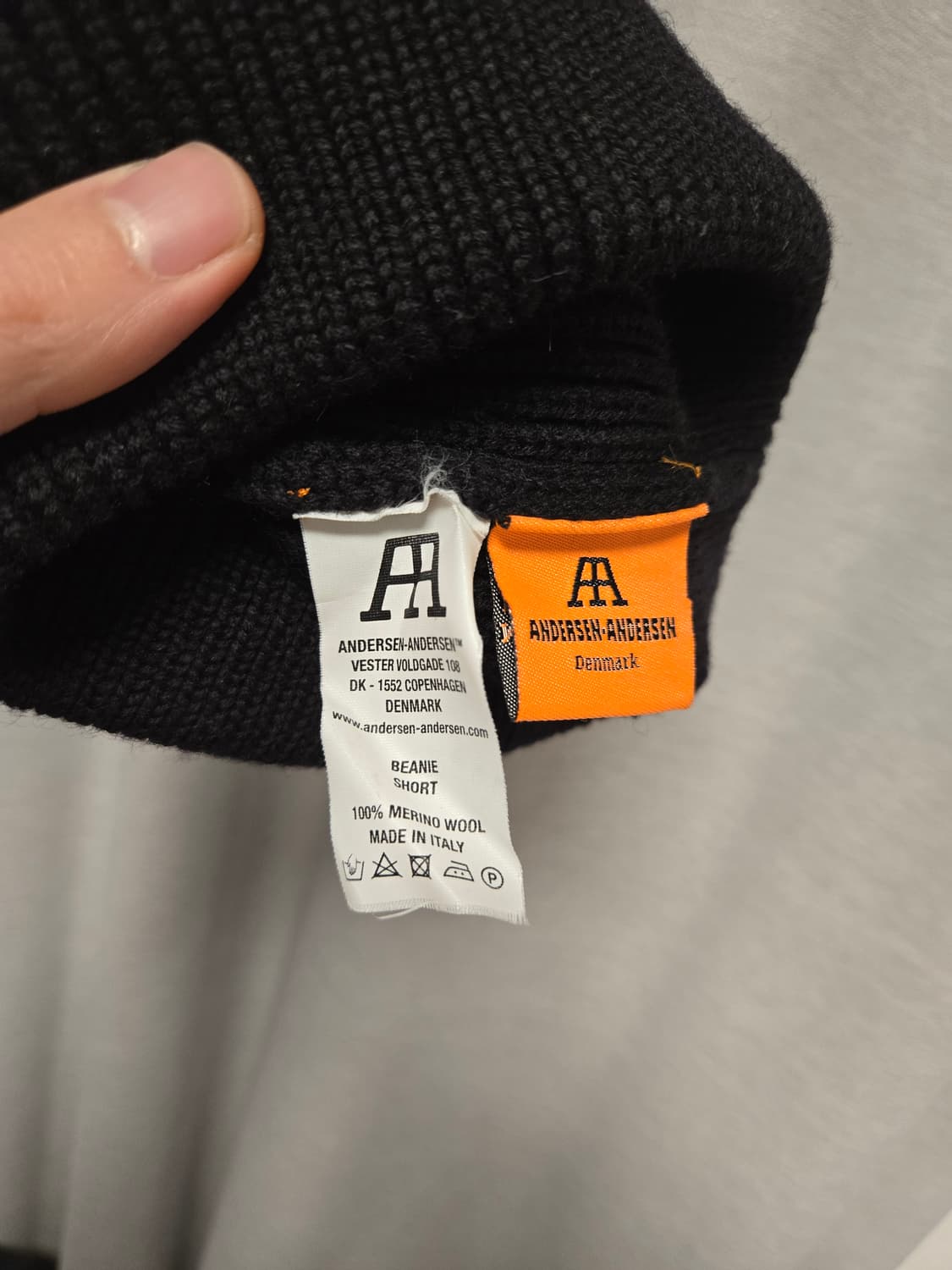 안데르센 안데르센 숏비니 블랙  상품이미지2