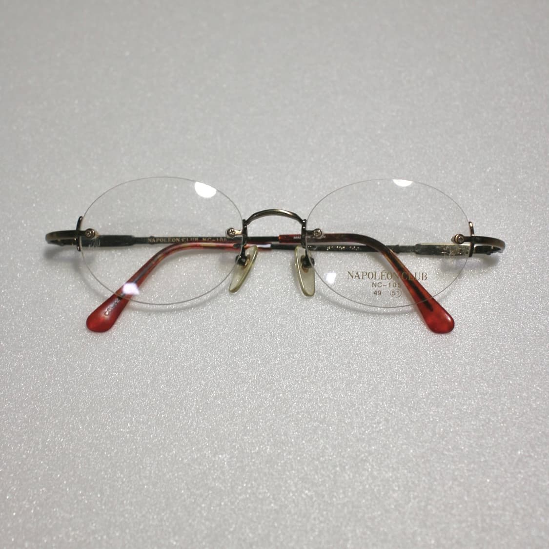 NAPLÉON CLUB 일제 무테 안경 (51/밝은색) 상품이미지2