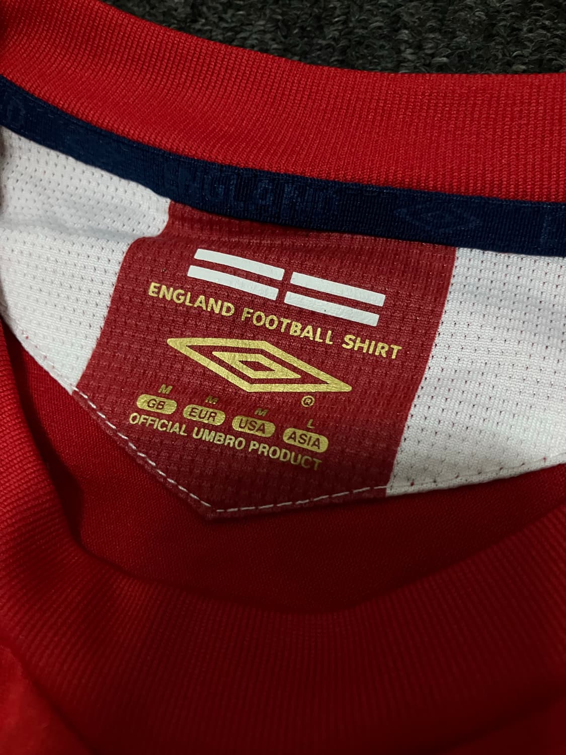 엄브로 06-08 잉글랜드 국대 유니폼 제라드 상품이미지3