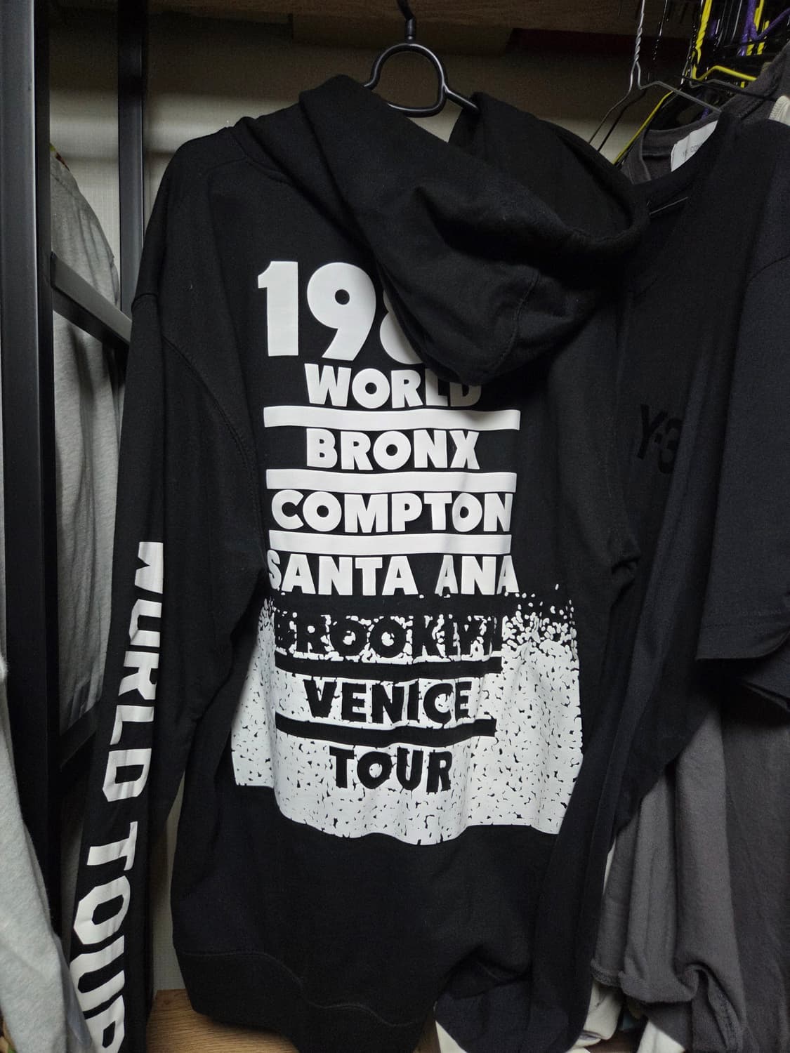 [M] 스투시 NYC CREW 월드 투어 후드 STUSSY 상품이미지3