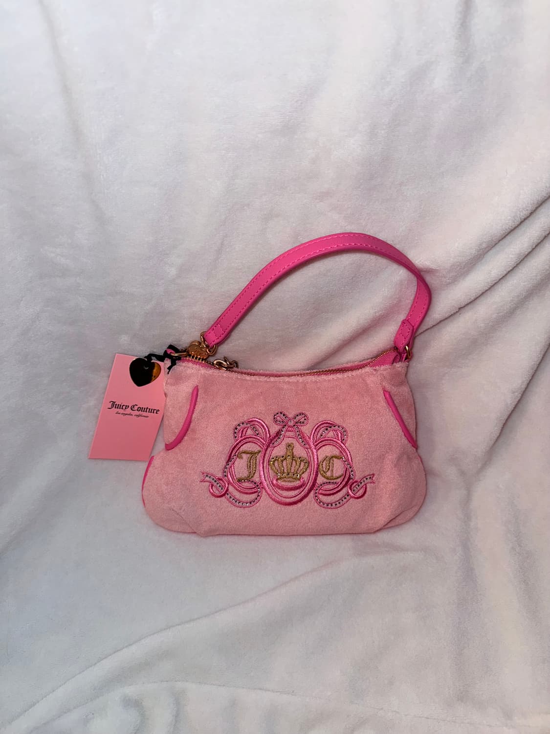 쥬시꾸뛰르 핑크 러버스클럽 미니백 숄더백 가방 베메클 갸루 베이비베어 상품이미지1