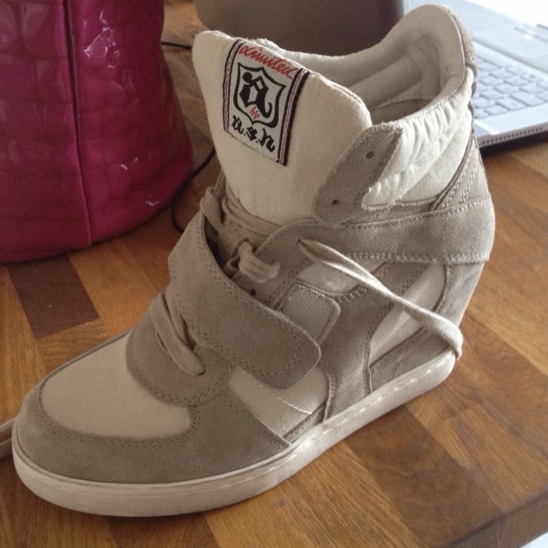 애쉬 ash 아쉬 웨지힐 스니커즈 베이지  (37) 240 상품이미지2