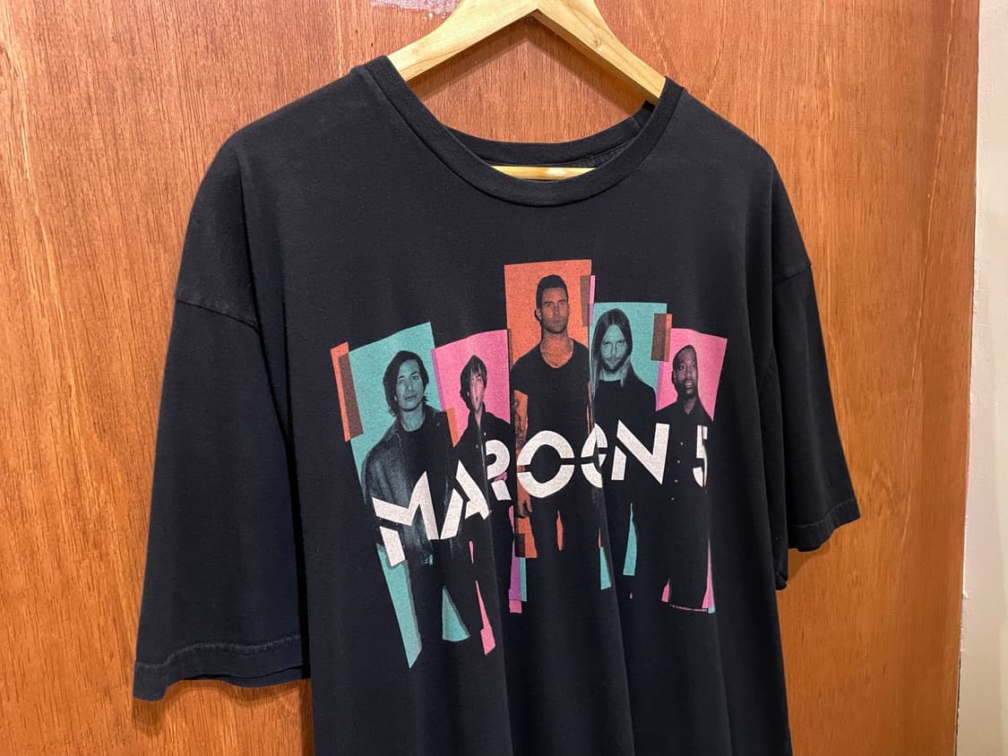 (2XL) USA Maroon5 마룬파이브 프린팅 반팔티 상품이미지3