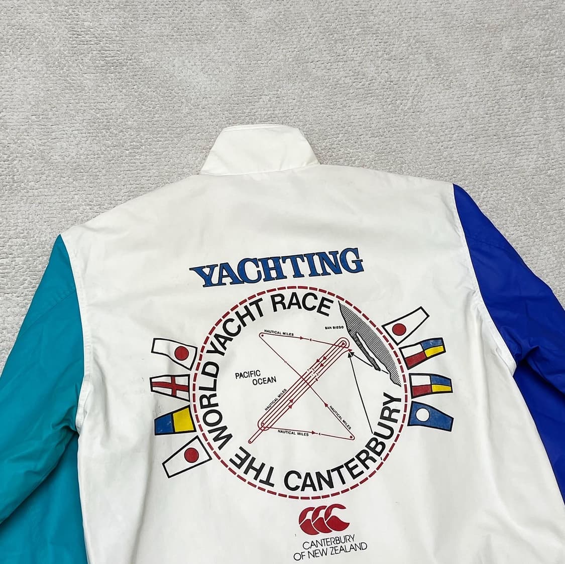 캔터베리 화이트 요트 레이스 트랙 자켓 상품이미지5