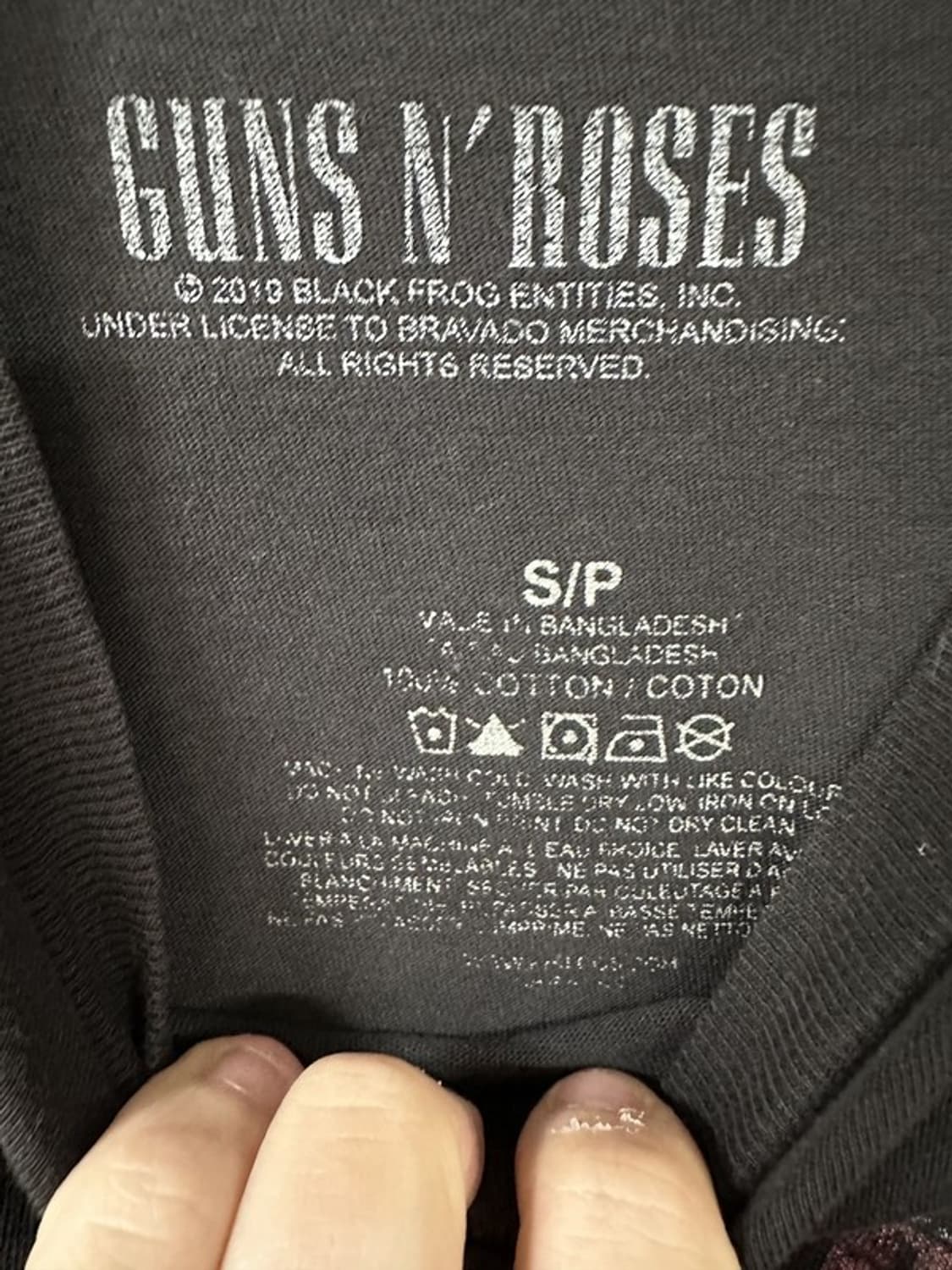 [S/P] GUNS N' ROSES 빈티지 밴드 반팔티 상품이미지4