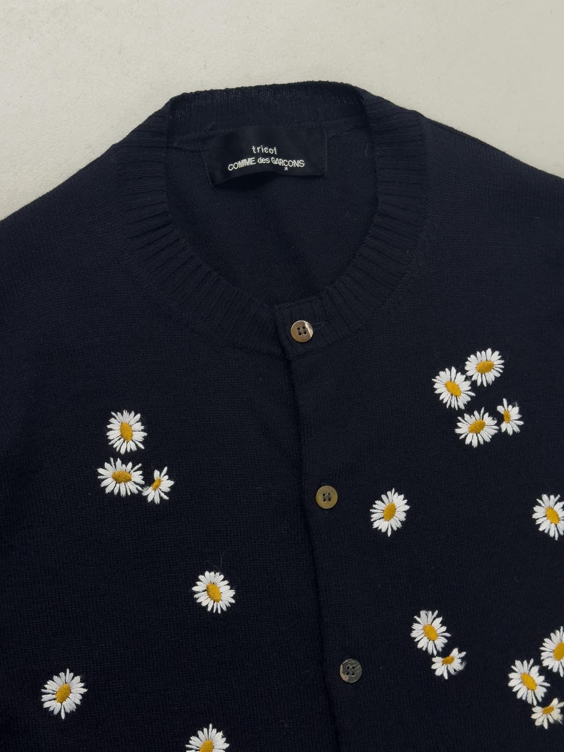 꼼데가르송 tricot 플라워 가디건 상품이미지5