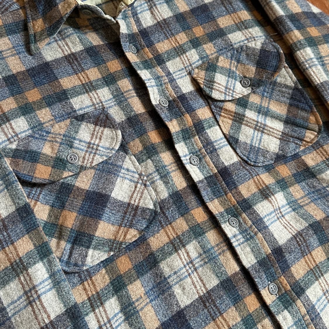 70’s Pendleton usa wool flannel shirts 상품이미지3