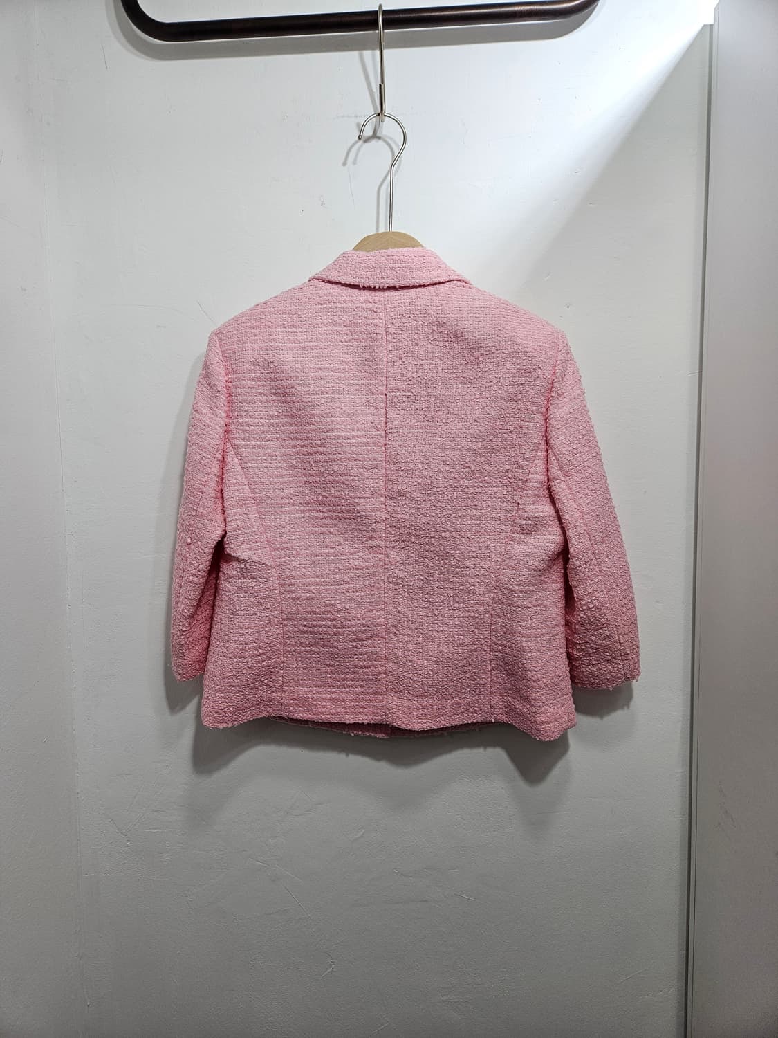 DaL 핑크 트위드 반팔 자켓  상품이미지7