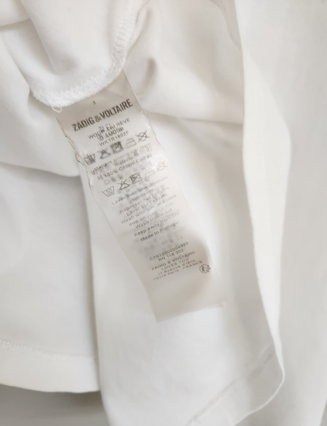 쟈딕앤볼테르 티셔츠 M사이즈 상품이미지8