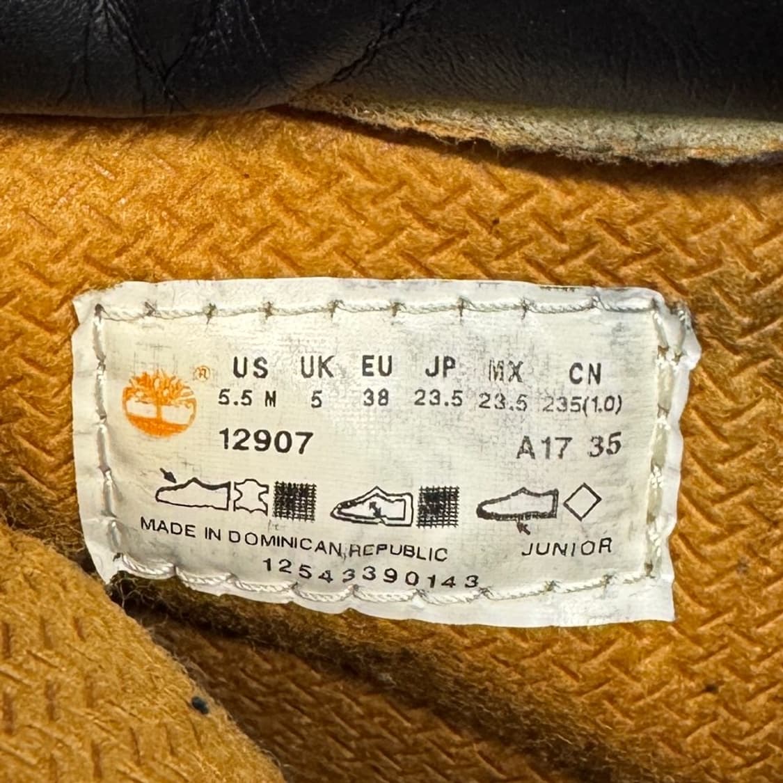 팀버랜드 6인치 프리미엄 워커 부츠 블랙 230 상품이미지9