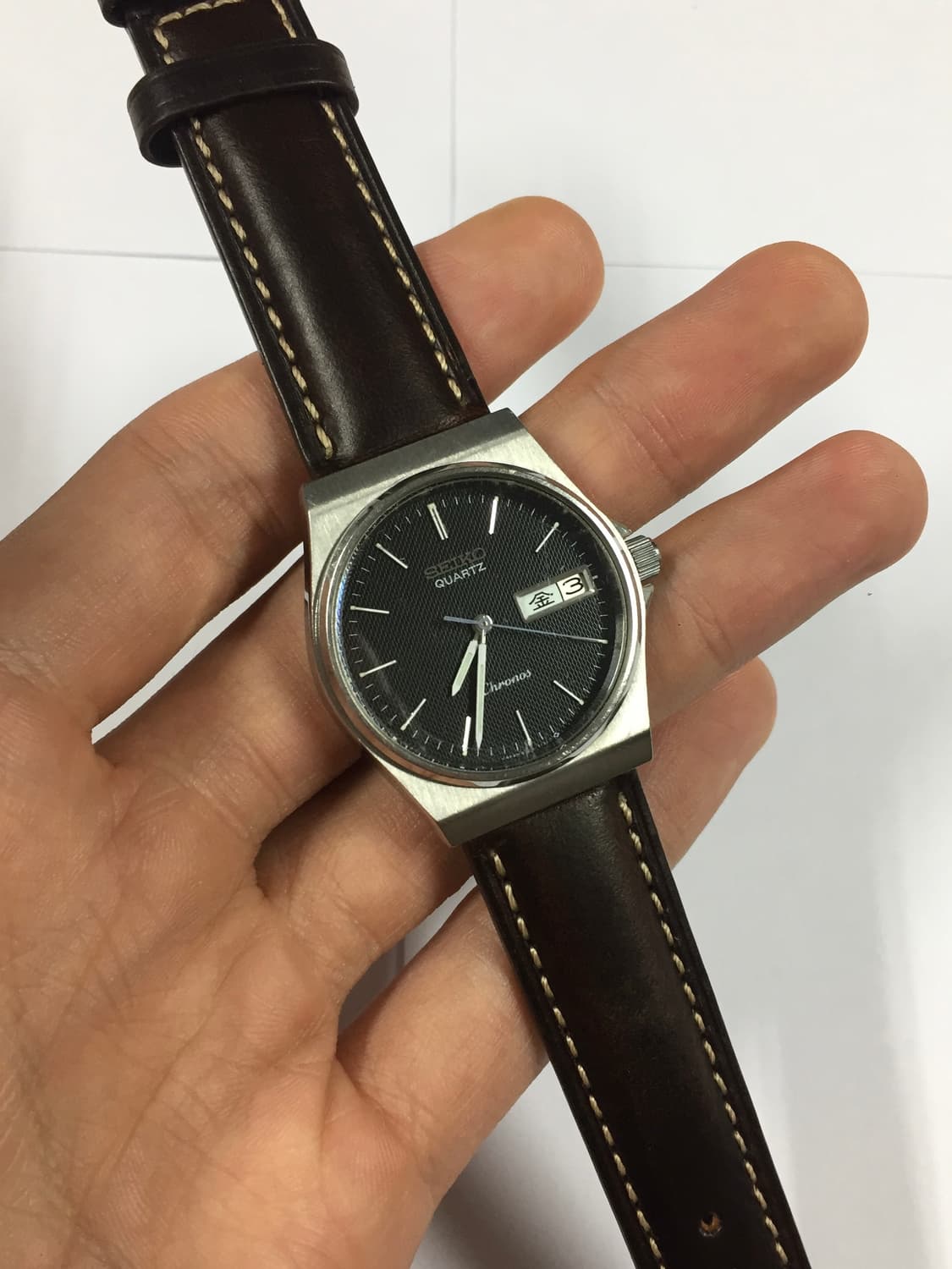 80s seiko chronos quatz day-date 상품이미지1