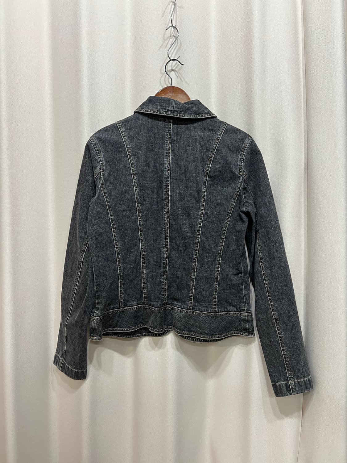 빈티지 여성 숄카라 데님 블레이저 자켓  상품이미지5