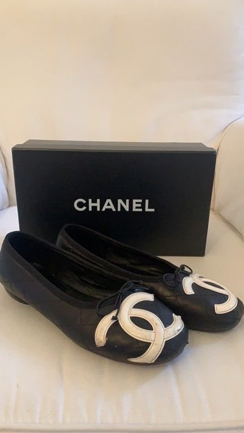 Chanel 깜봉플랫슈즈 36 상품이미지1