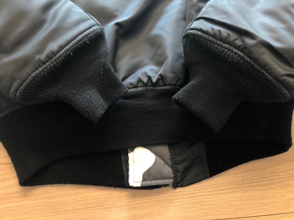 90s HOPE mfg 블랙 MA-1 시티 카모 안감 상품이미지9