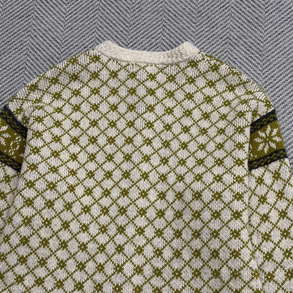 노르딕 패턴 울 블렌디드 가디건 v1656 상품이미지4