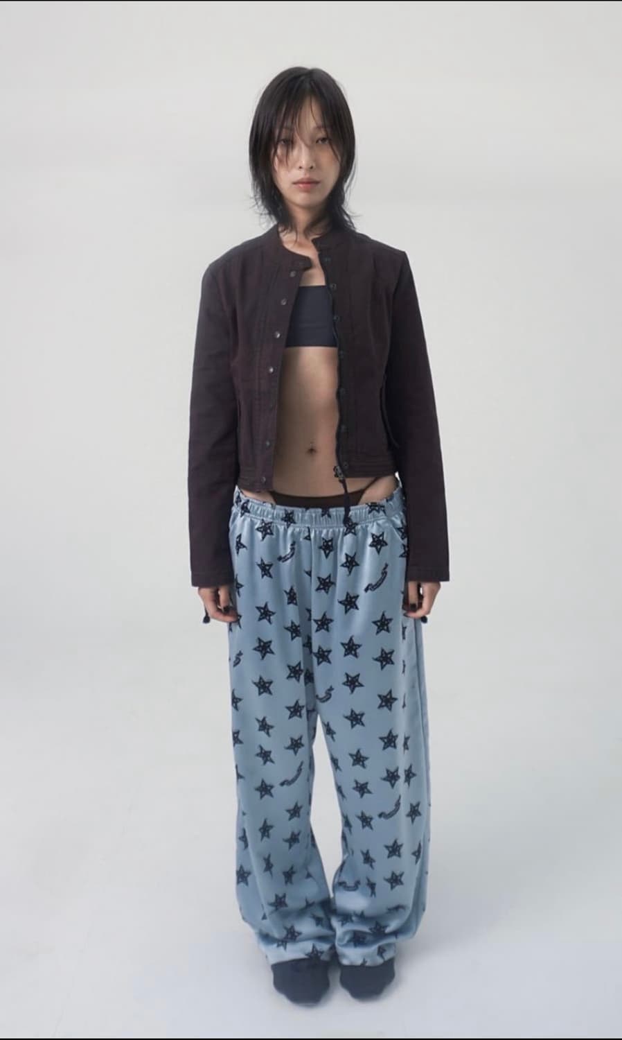 라라미미 star charm satin pants 상품이미지2
