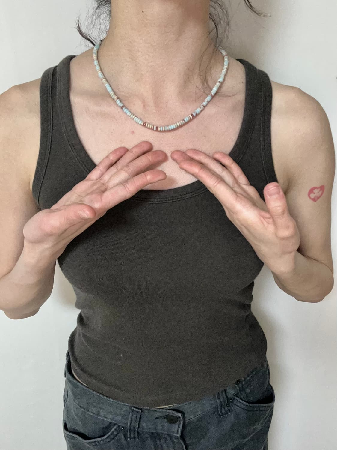 [핸드메이드] • 목걸이 • 민트향 커피잔 상품이미지3