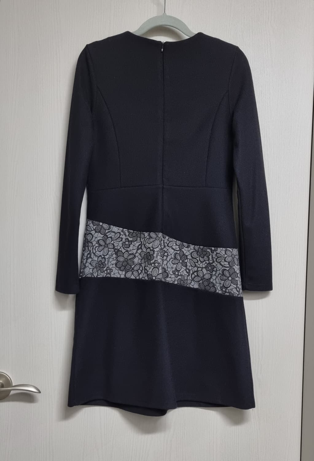 SI 플라워 레이스 배색 원피스(55) 상품이미지4