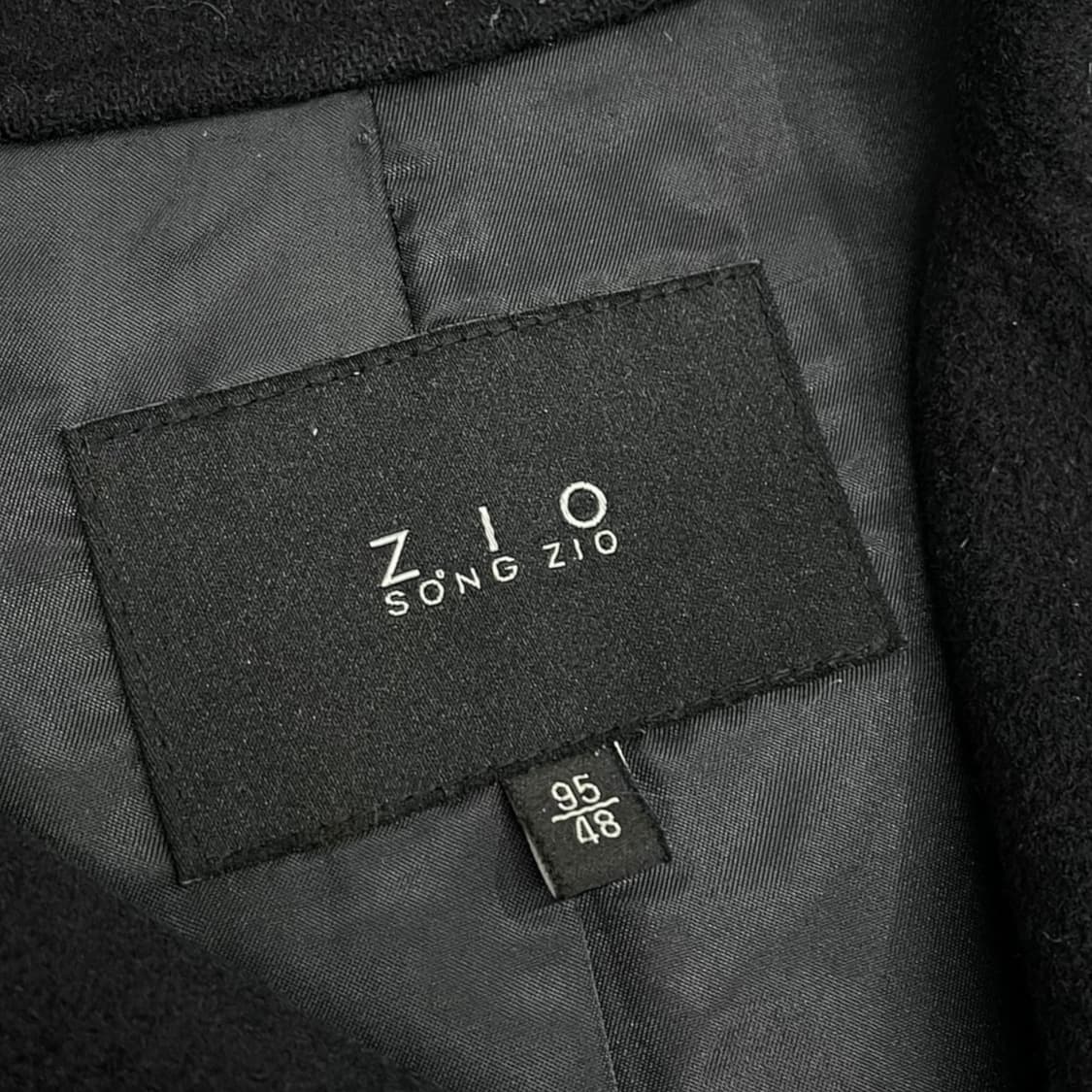 지오송지오 더블 브레스티드 네이비 코트 상품이미지4