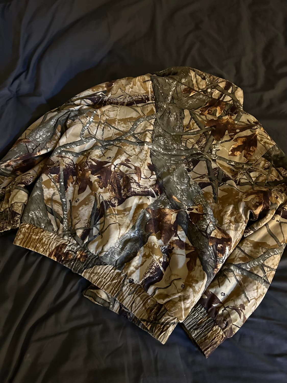 Dead leaves Pattern Over Jacket 상품이미지3