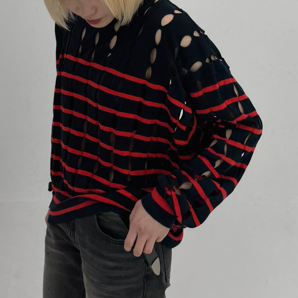 T by Alexander Wang punching knit 상품이미지2