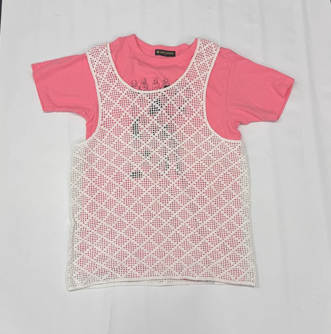 🍀하구미의 크로셰 청 롱스커트 코디세트🍀 반팔 봄 니트 러블리  상품이미지2