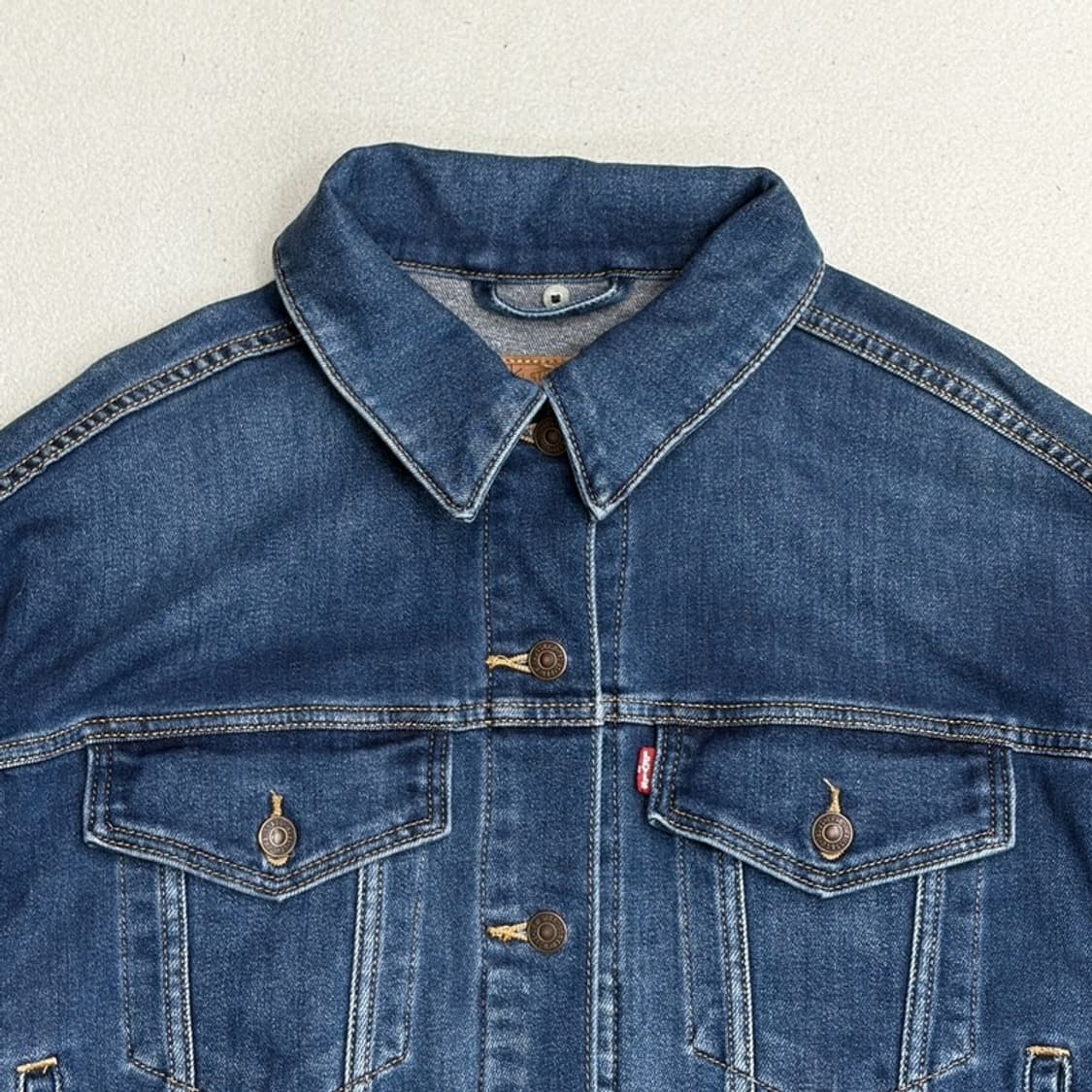 LEVI'S BIG E 슈렁큰 트러커 자켓 S 상품이미지3