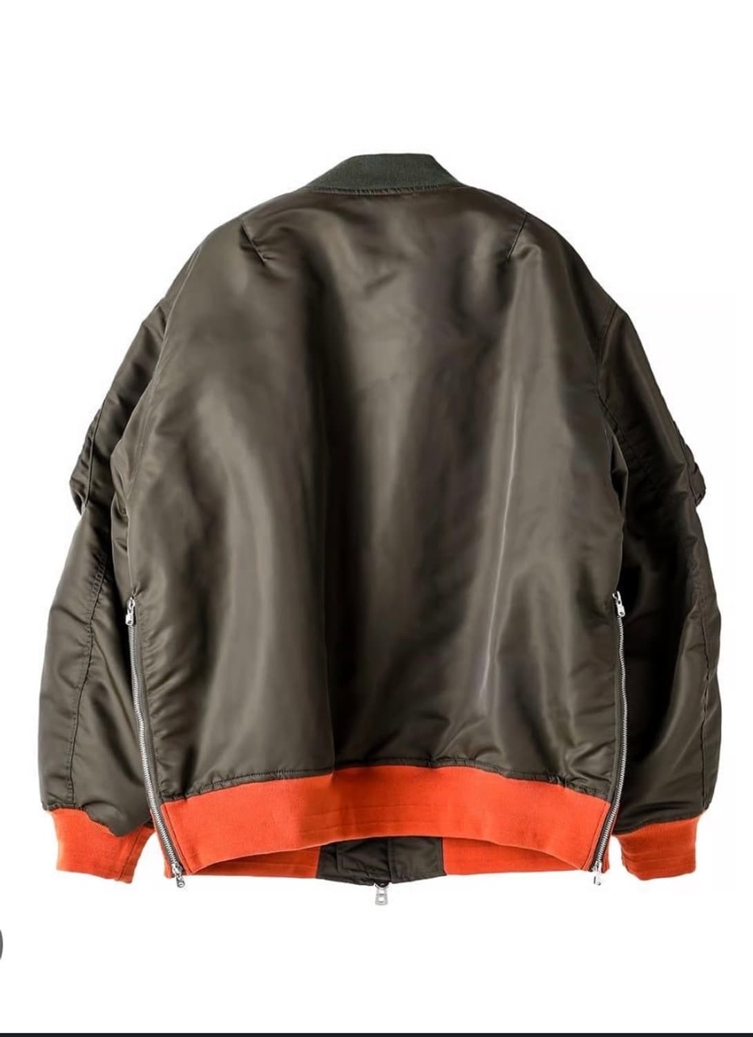 타카히로미야시타 더 솔로이스트 오버사이즈 봄버 MA-1 자켓 올리브 상품이미지3