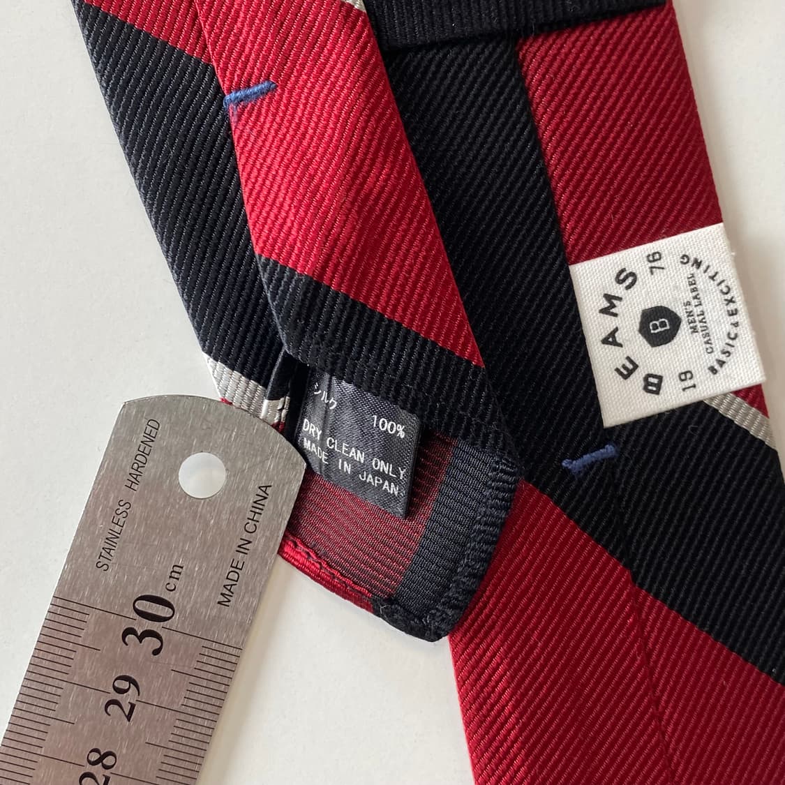 빔즈(BEAMS) 정품 명품넥타이 5.3cm 상품이미지6