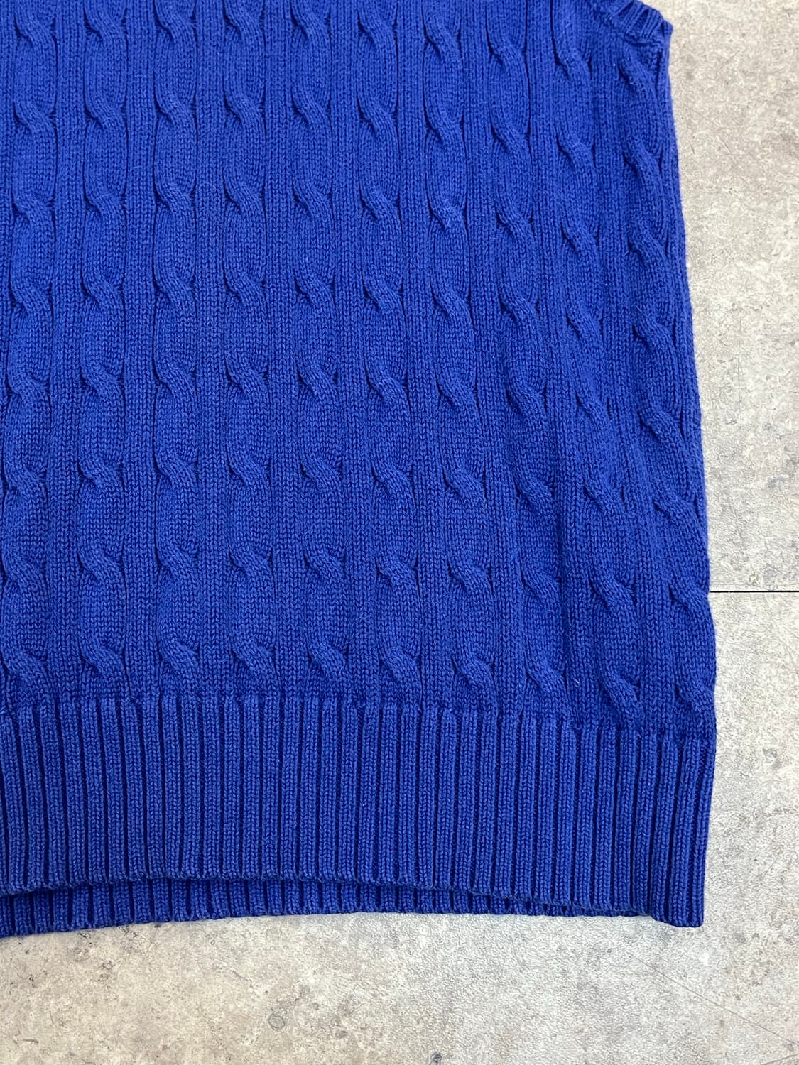 폴로 랄프로렌 니트 베스트 블루 L #csz3496 상품이미지6