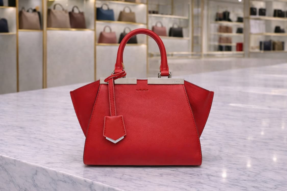 [A급] 펜디 트와쥬르 토트백 미니 레드 판매합니다!!! 상품이미지1