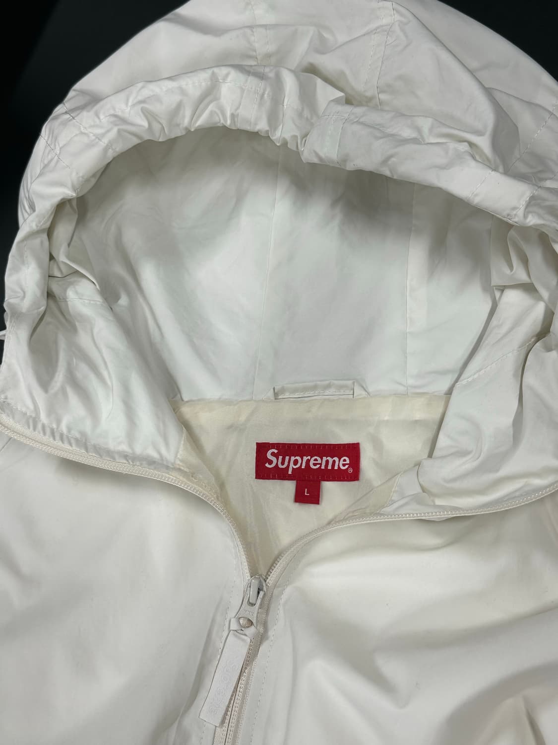23SS 슈프림 라이트웨이트 나일론 후드 자켓 화이트 상품이미지5