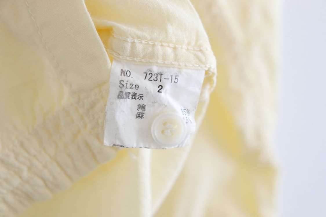 NATURAL LAUNDRY yellow shirt 상품이미지7