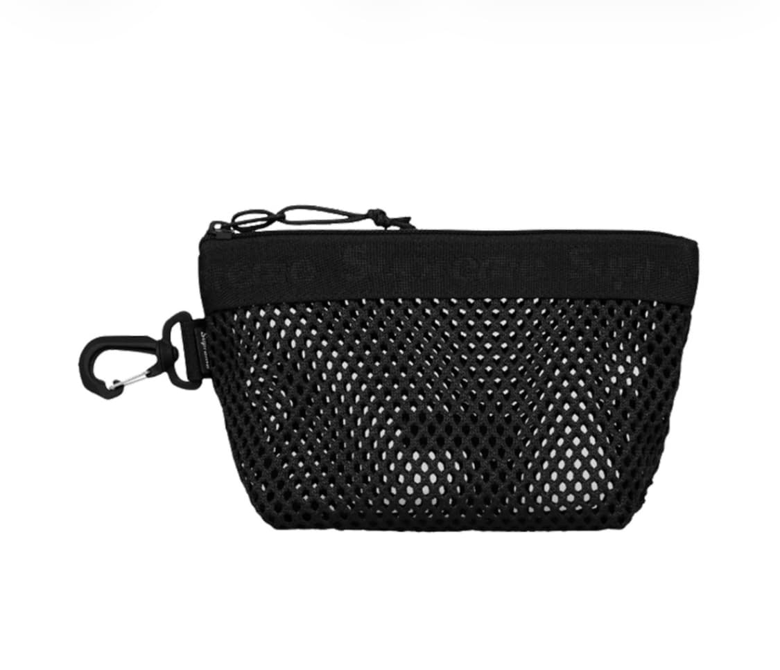 [OS] 슈프림 메쉬 미니 파우치 블랙 - 25SS 상품이미지2