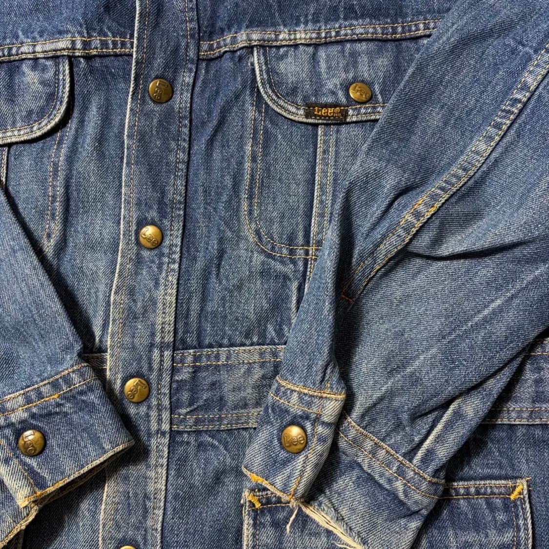 70s Lee Bush 데님 초어자켓(L) 상품이미지3