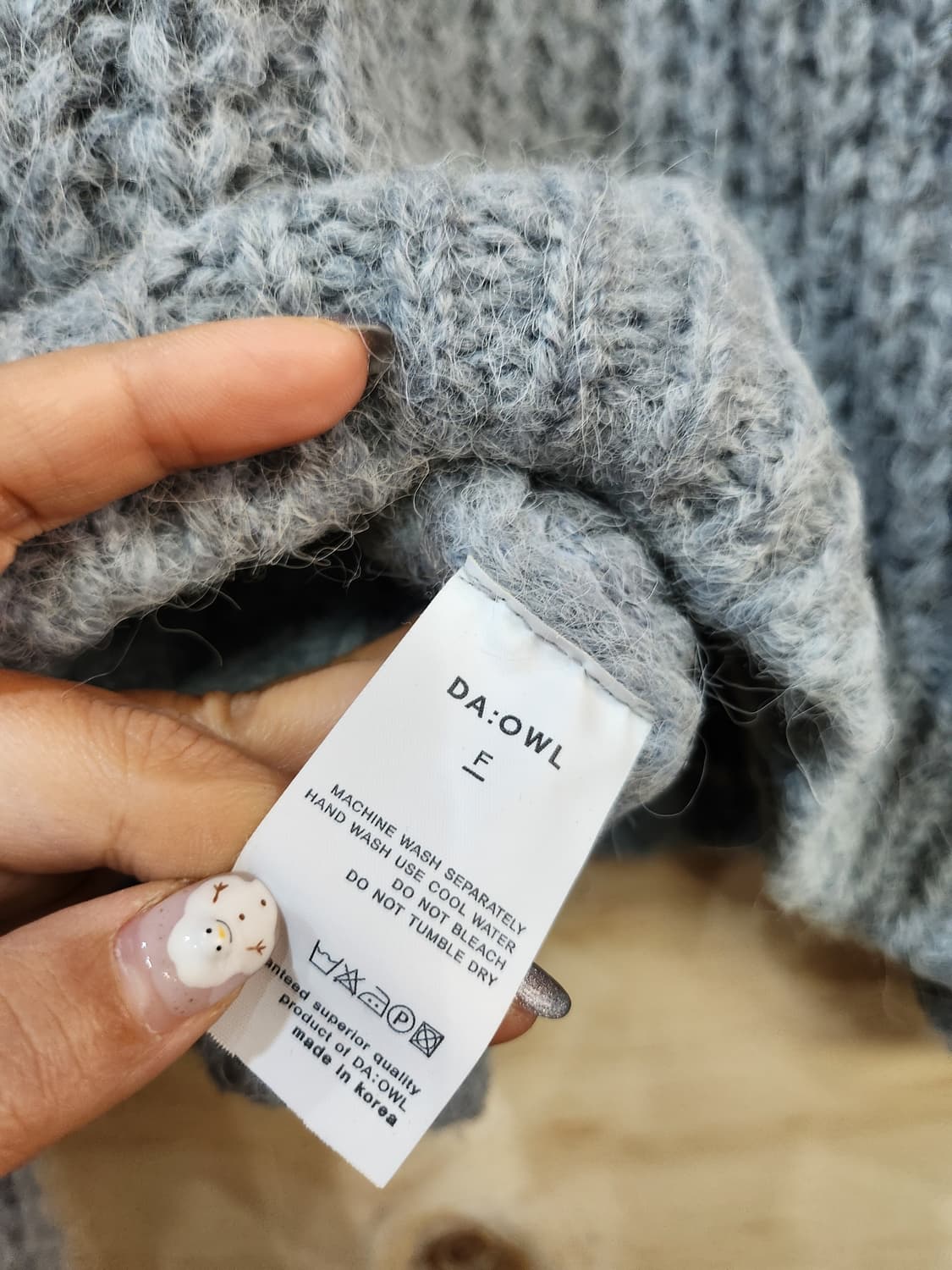 545) da:owl 여성 가디건 상품이미지6