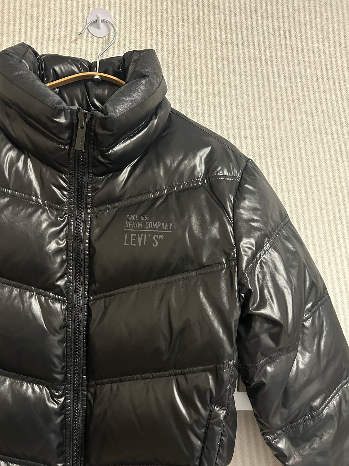 리바이스 블랙 숏패딩 상품이미지2