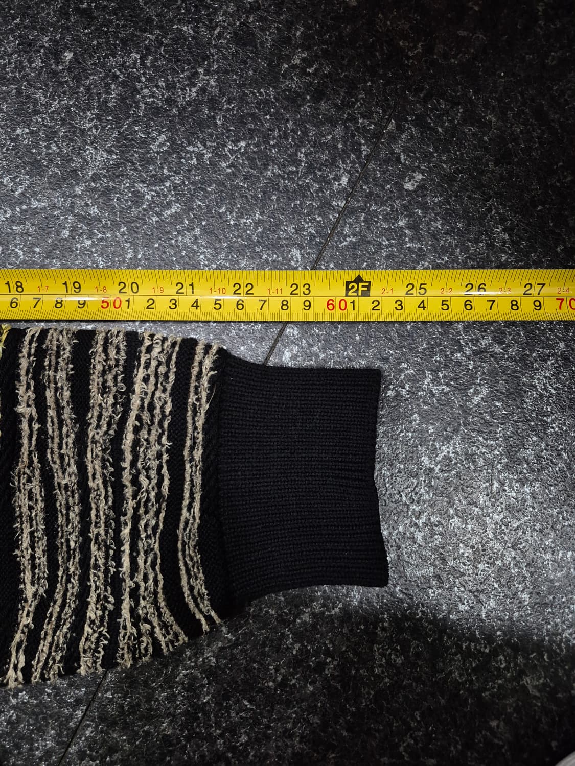 REDOX 레독스 빈티지 스트라이프 패턴 니트 남성 105사이즈 상품이미지8