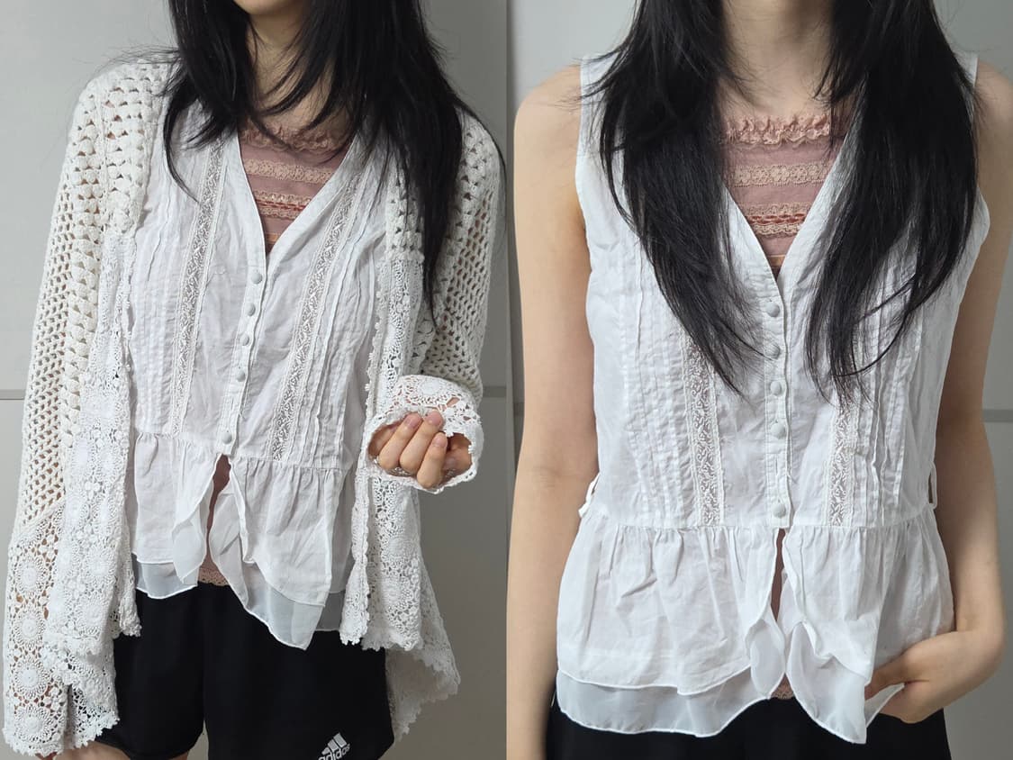 빈티지 페어리 상의 세트 (3개) 상품이미지1