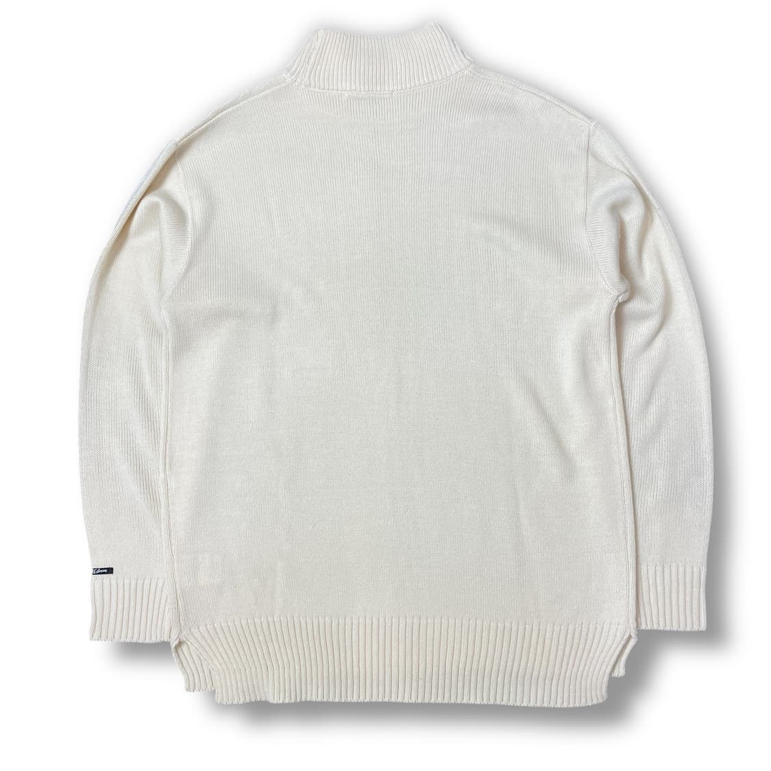 데드스탁 아이보리 베이직 하프 터틀넥 니트 상품이미지2