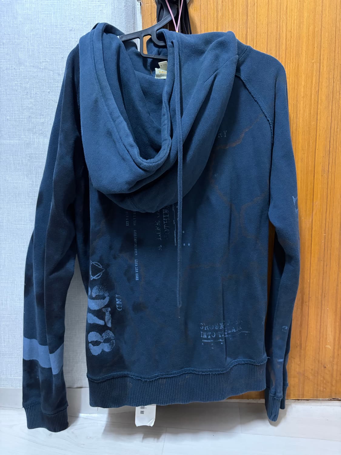 디젤 프린팅 후드티셔츠 상품이미지2