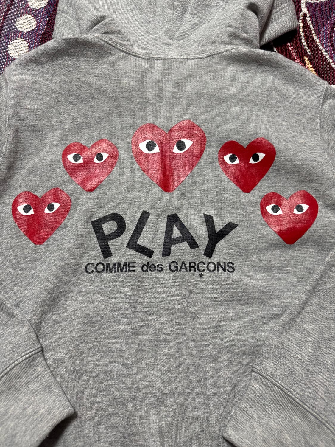 꼼데가르송 후드집업 L 상품이미지3