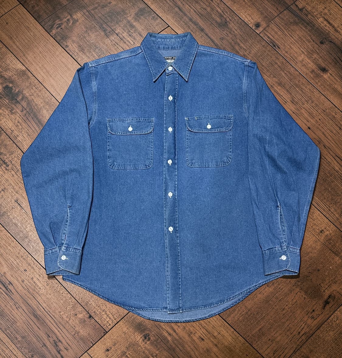 90s 슈가케인 데님셔츠 상품이미지1