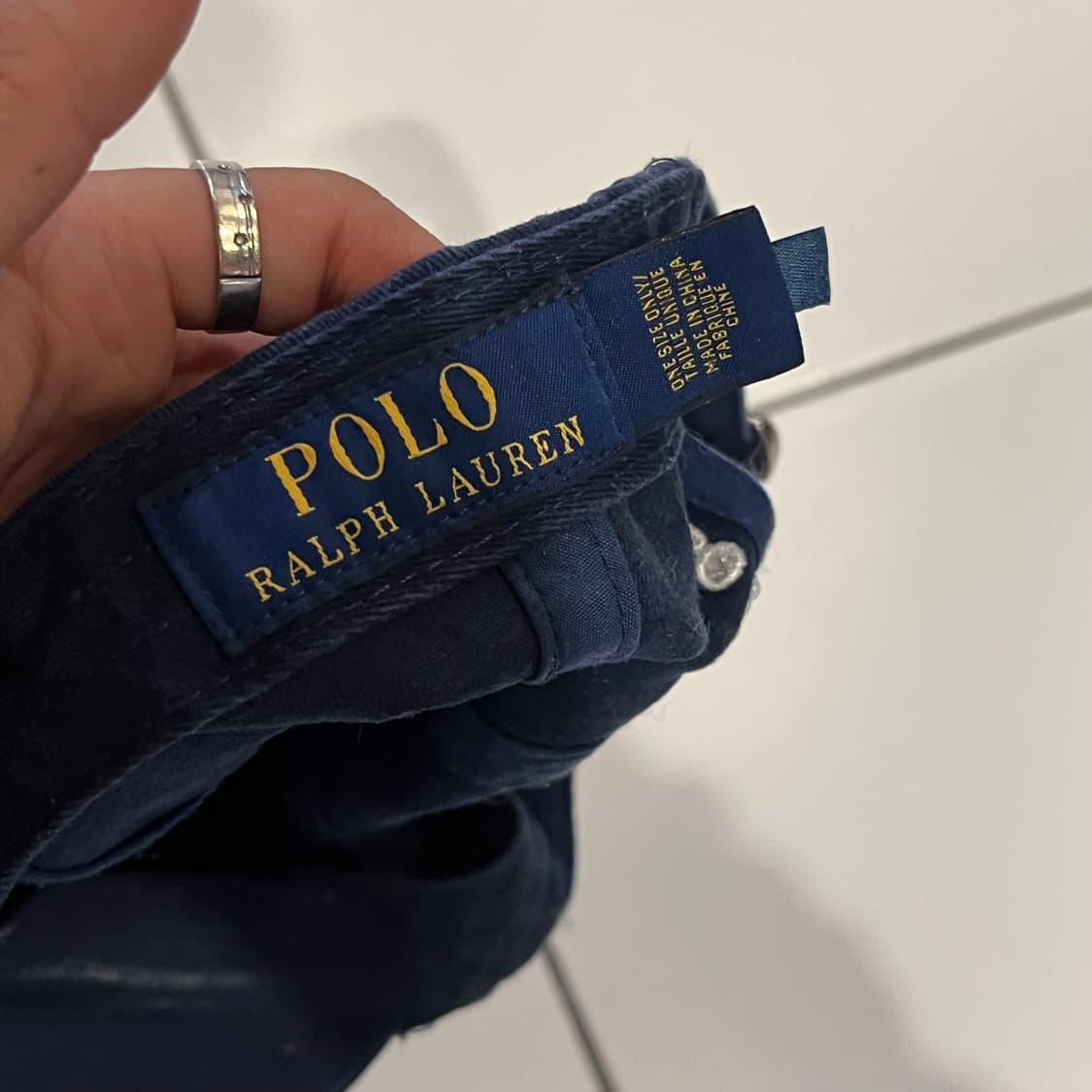 폴로베어 네이비 볼캡 상품이미지3