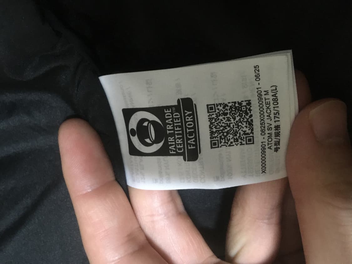 아크테릭스 FW25 아톰SV 자켓 블랙 판매합니다  상품이미지5