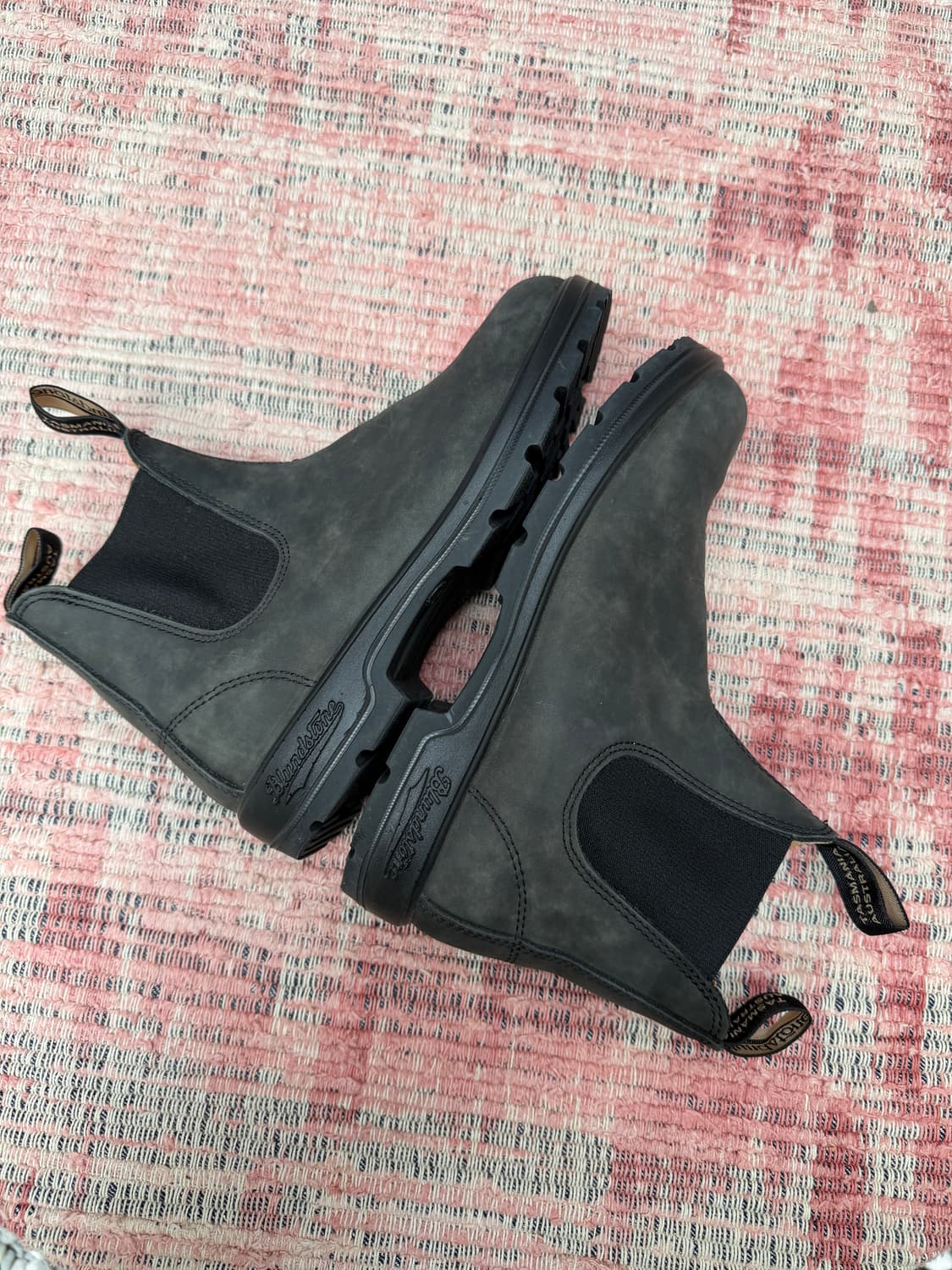 Blundstone 587 블론드스톤 러스크 블랙 스웨이드 누벅부츠 상품이미지7